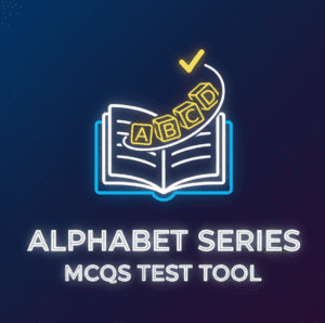 Alphabet Series MCQs Test Tool