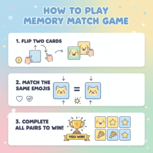 How to play Memory Match Game