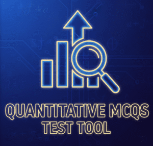 Quantitative MCQs Test Tool