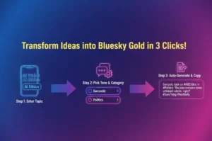 Quick tutorial on generating captions with the Bluesky Trending Captions Generator Tool.