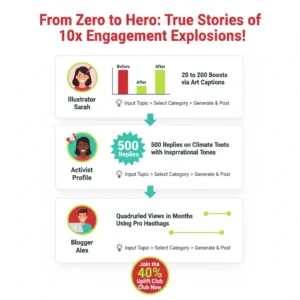 user case studies using Mastodon Trending Captions Generator Tool for engagement growth.