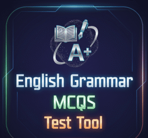 English Grammar MCQs Test Tool