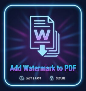 Add Watermark to PDF Tool