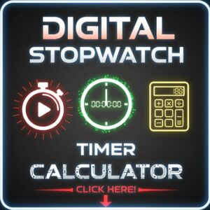 Digital Stopwatch Timer Calculator