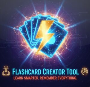 Flashcard Creator Tool