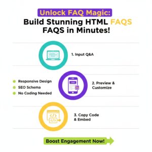 Step-by-step guide to using HTML FAQ Generator Tool