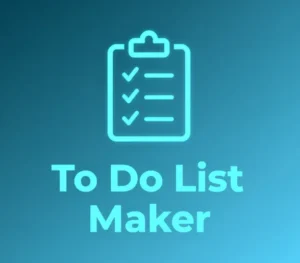 To Do List Maker