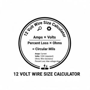 12 Volt Wire Size Calculator