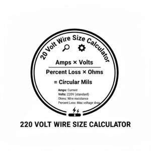 220 Volt Wire Size Calculator