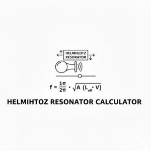 Helmholtz Resonator Calculator