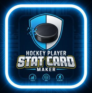 Hockey Player Stats Card Maker