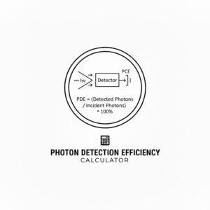 Photon Detection Efficiency Calculator