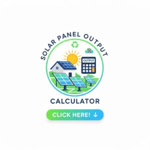 Solar Panel Output Calculator