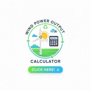 Wind Power Output Calculator